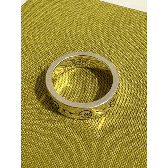 AUTHENTIC Gucci Ghost Ring 925 Sterling Silver Size 16 (7.5 US) w box, dust bag - Picture 3 of 9